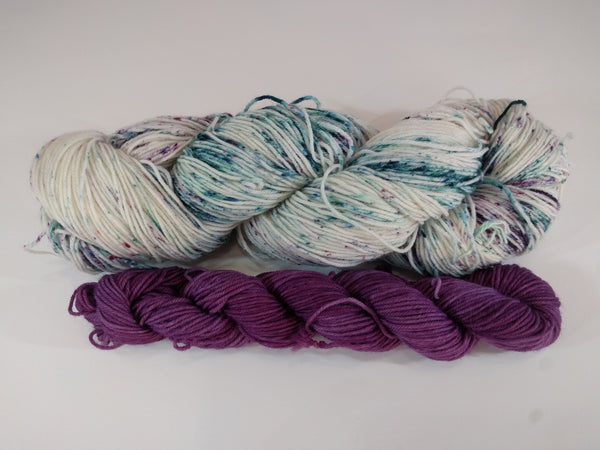 Arctic Ice Purple sock set