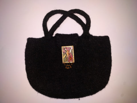 Black Magic Felted Bag