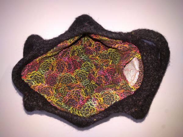 Black Magic Felted Bag