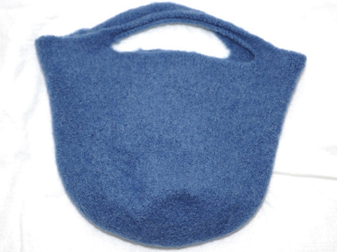 Denim Blue Felted Bag