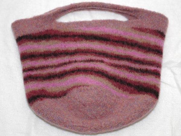 Wild Rose Felted Bag