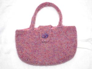 Fairie Pink Felted Bag