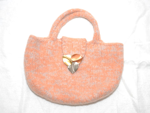 Peachie Keen Felted Bag